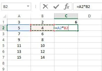 Multiplicar celdas en Excel