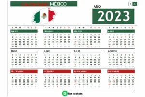 calendario 2023 mexico