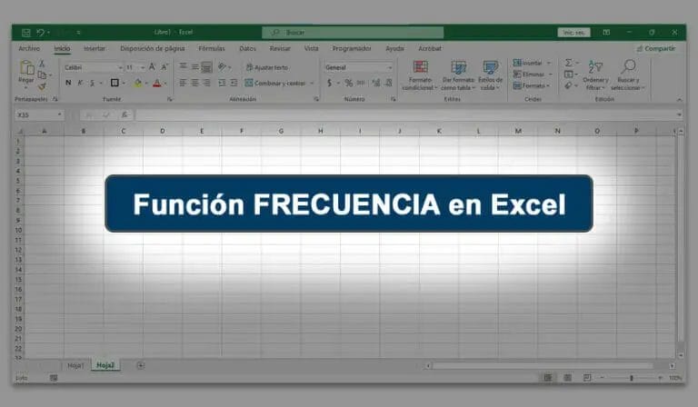 Función FRECUENCIA en Excel